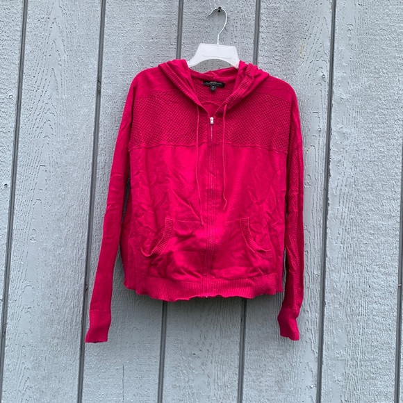 Banana Republic Jackets & Blazers - Banana Republic Hooded Zip Up Pink Jacket